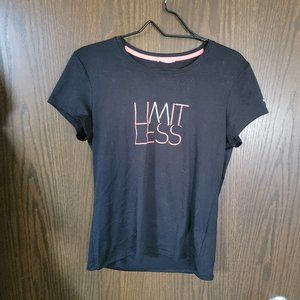 Women's The North Face Black Limitless T-shirt Size Medium Vapor Wick